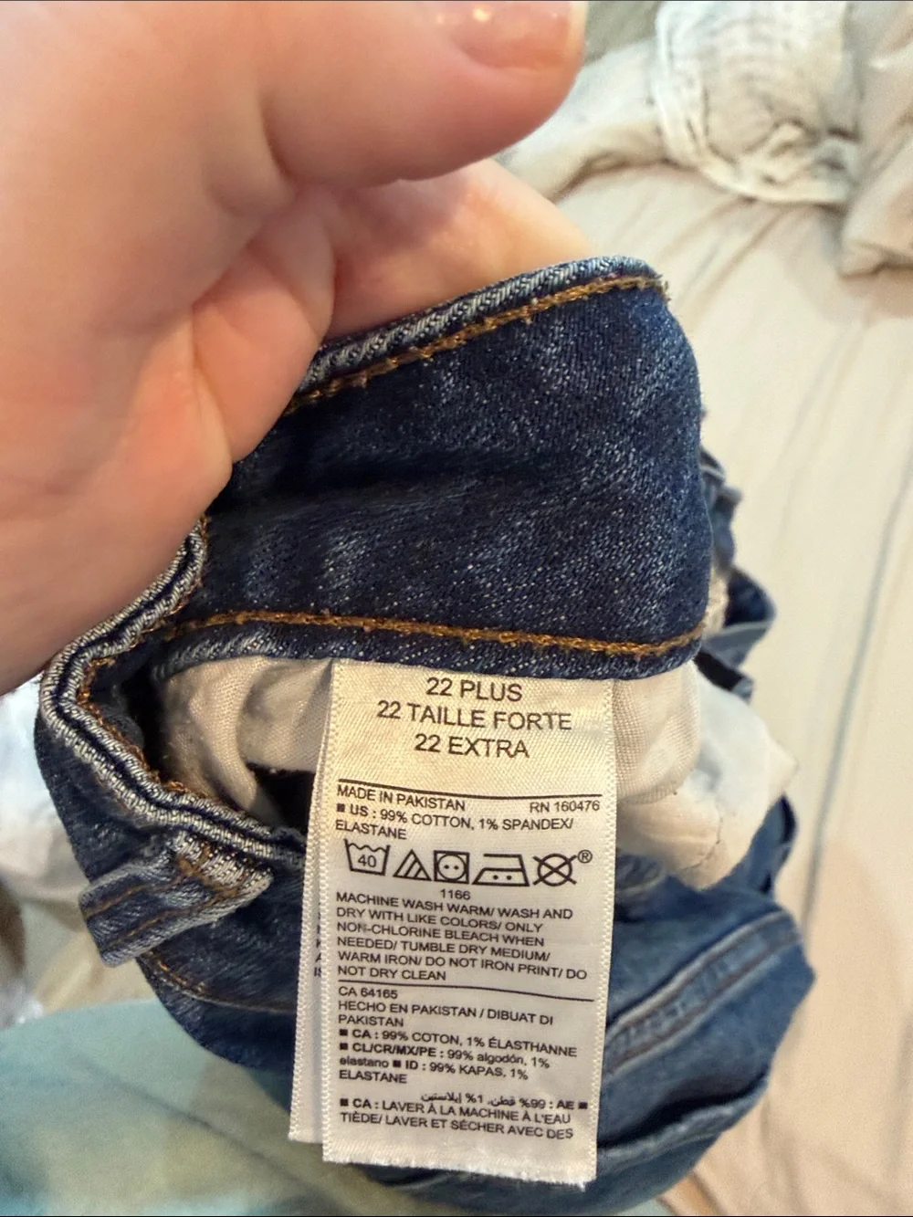 Old Navy Blue Straight-Leg Women's Jeans